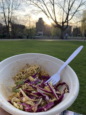 Spicy peanut ramen :) at Life Alive Organic Cafe - Back Bay - Boylston St in Boston