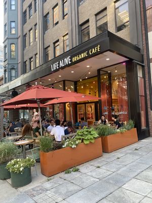 Outside  at Life Alive Organic Cafe - Back Bay - Boylston St in Boston