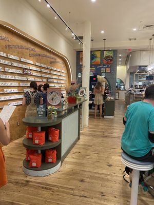 Ordering area   at Life Alive Organic Cafe - Back Bay - Boylston St in Boston