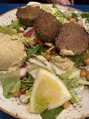 Falafel plate   at Life Alive Organic Cafe - Back Bay - Boylston St in Boston