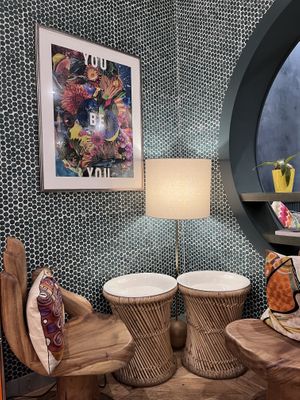 Cutest corner, amazing chairs   at Life Alive Organic Cafe - Back Bay - Boylston St in Boston