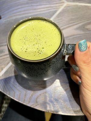 Matcha latte  at Life Alive Organic Cafe - Back Bay - Boylston St in Boston