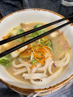 Shitakee udon   at Life Alive Organic Cafe - Back Bay - Boylston St in Boston