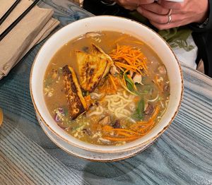 Miso tofu ramen  at Life Alive Organic Cafe - Back Bay - Boylston St in Boston