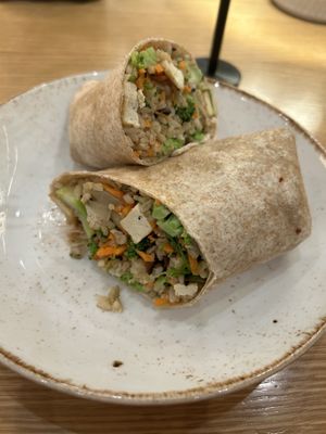 Teriyaki shiitake wrap  at Life Alive Organic Cafe - Back Bay - Boylston St in Boston