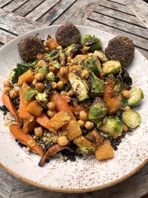 The Autumn Grain Bowl with falafel    at Life Alive Organic Cafe - Back Bay - Boylston St in Boston