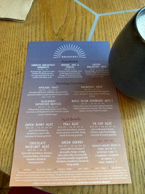 Menu  at Life Alive Organic Cafe - Back Bay - Boylston St in Boston