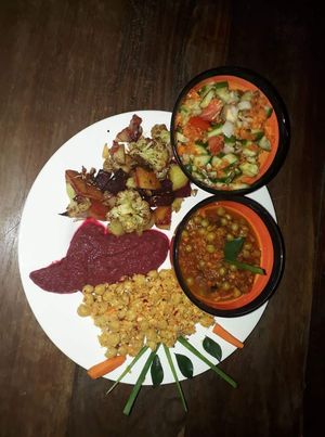 Так выглядит блюдо за 600 рупий at Susu Vegan Kitchen in Unawatuna