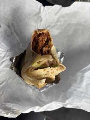 Soyrizo burrito  at Don Carlos Taco Shop in La Jolla