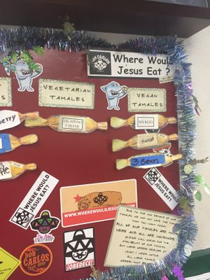 Veg Options  at Don Carlos Taco Shop in La Jolla