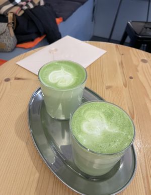 Matcha Kokos   at OFOF Cafebar in Offenbach