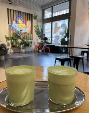 Matcha Kokos   at OFOF Cafebar in Offenbach