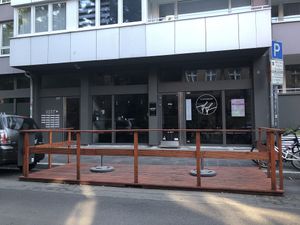 outside at OFOF Cafebar in Offenbach