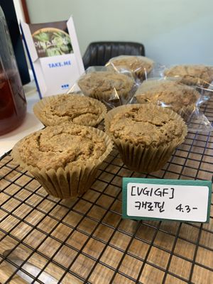 Carrot Muffins at Honest Greens in Seoul
