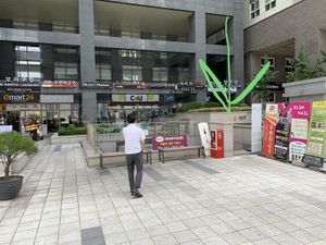 Take the stairs to the first basement. Very cool place   at Honest Greens in Seoul