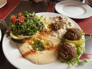 Falafel Dish  at Beity in Southampton
