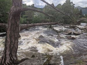 Falls of dochart at The Falls Of Dochart Inn in Killin