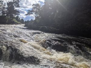 Falls of dochart at The Falls Of Dochart Inn in Killin