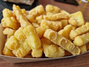 Stars Burger Kitchen Lego fries at Legoland Resort in Billund