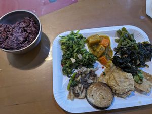  at YǒngXìng SùShí Guǎn 永興素食館 in Penghu