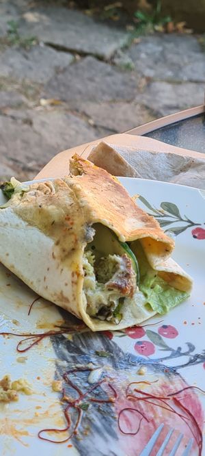 Falafel at Hostal Almanzor Gredos Avila in Navarredonda De Gredos