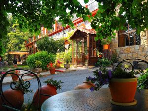 
We offer a wide variety of exquisite vegetarian and vegan tapas, which you can taste in our indoor and outdoor terrace. at Hostal Almanzor Gredos Avila in Navarredonda De Gredos