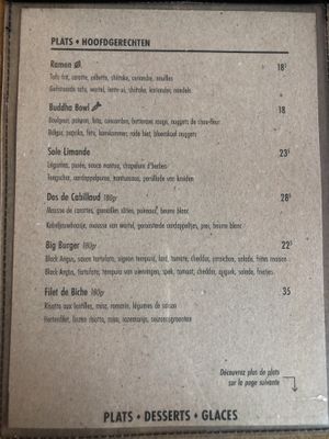 Menu (dish)  at Bom in Bouillon