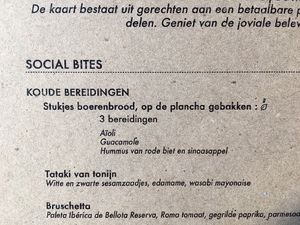 Some vegan en veggie options at Bom in Bouillon