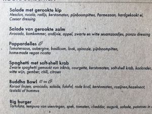 Some vegan en veggie options at Bom in Bouillon