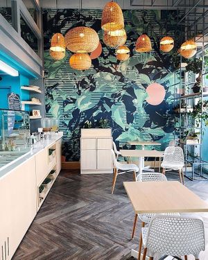 Beautiful food deserves to be serve in beautiful places! Come see our indoor garden and terrace! at Salma in Santa Ana