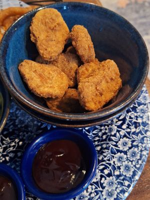 Quorn nuggets at The Silver Penny in Dublin