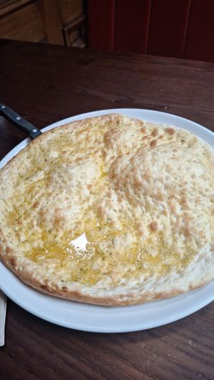 Garlic bread, currently vegan in Ireland at The Silver Penny in Dublin