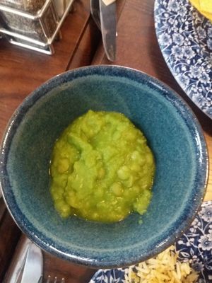 Mushy peas at The Silver Penny in Dublin