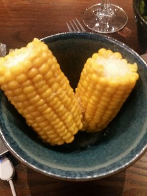 Corn on the cob at The Silver Penny in Dublin