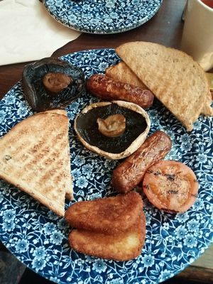 Vegan breakfast at The Silver Penny in Dublin