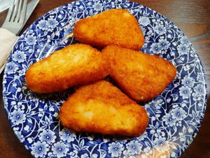 Hash browns at The Silver Penny in Dublin