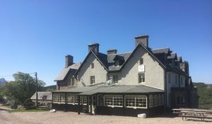 Tongue Hotel front view at The Tongue Hotel in Tongue