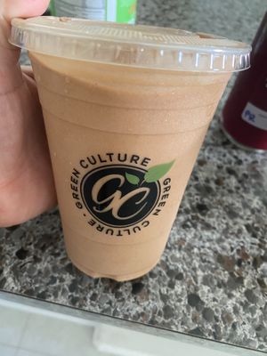 Mocha Frozen Coffee with ice cream  at Green Culture in New Port Richey