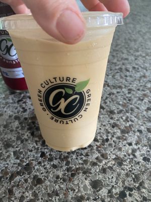 Vanilla Frozen Coffee with ice cream  at Green Culture in New Port Richey
