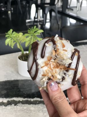 Delish vegan donut  at Green Culture in New Port Richey