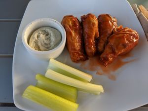 Buffalo chick'n 👍, ranch 👎 at Green Culture in New Port Richey