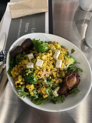 Tofu and seitan harvest bowl  at Green Culture in New Port Richey