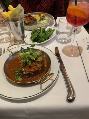Lentil and aubergine bake  at The Ivy On The Square in Edinburgh