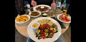 Vegan Gyros and Laganika at Griekse Taverna Doris in Groningen