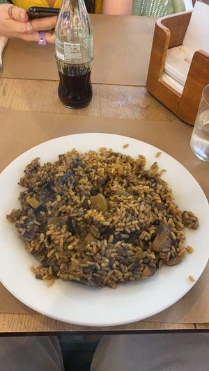 Vegan Paella   at Suc de Lluna BioCafe in Valencia