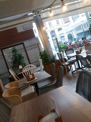 Cafe at Suc de Lluna BioCafe in Valencia