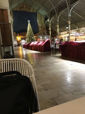 Table with a view  at Suc de Lluna BioCafe in Valencia