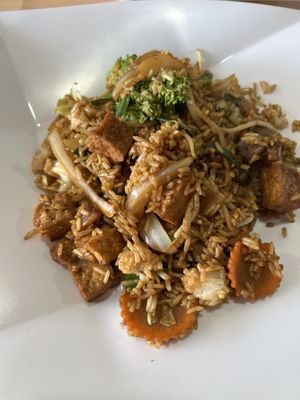 Vegan Fried Rice with Tofuu  at Mai Mai in Grayling