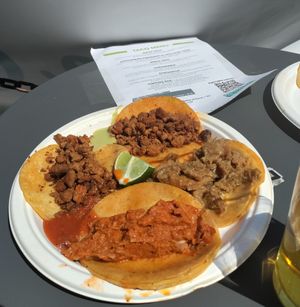 4 taco plate at La Chancita in San Francisco