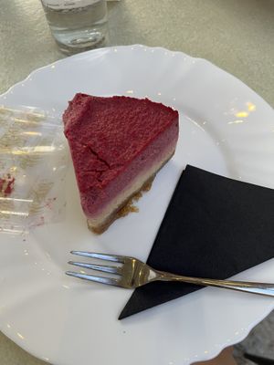 The vegan cake  at Mozart in Budva